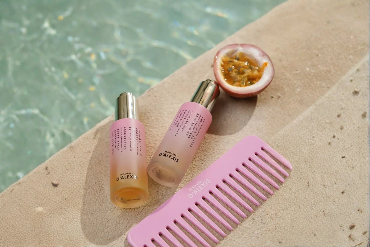 Protection solaire cheveux : UV, sel, chlore - la routine complète Madame d'Alexis