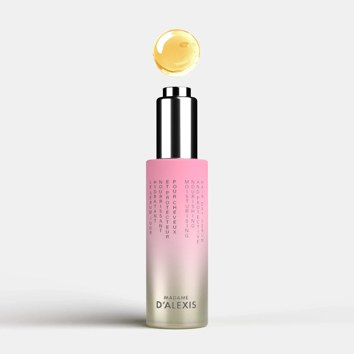 Le Sérum Jour Madame d'Alexis, huile sèche pour sceller la fibre des cheveux abîmés par le lisseur