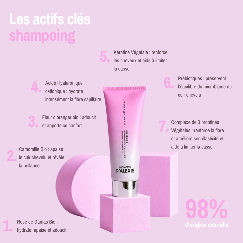 Shampoo - Madame d'Alexis Organic Hydrosols and Hyaluronic Acid