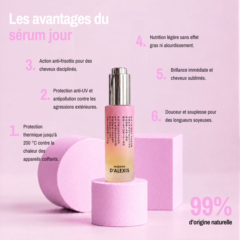 Day Serum - Madame d'Alexis Organic Ceramide Dry Hair Oil