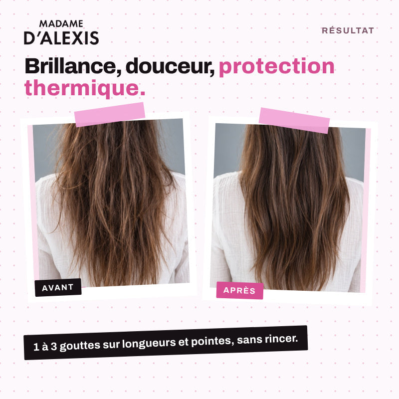 Day Serum - Madame d'Alexis Organic Ceramide Dry Hair Oil