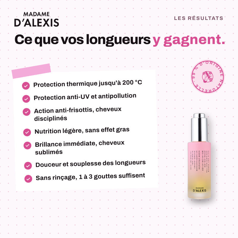 Day Serum - Madame d'Alexis Organic Ceramide Dry Hair Oil