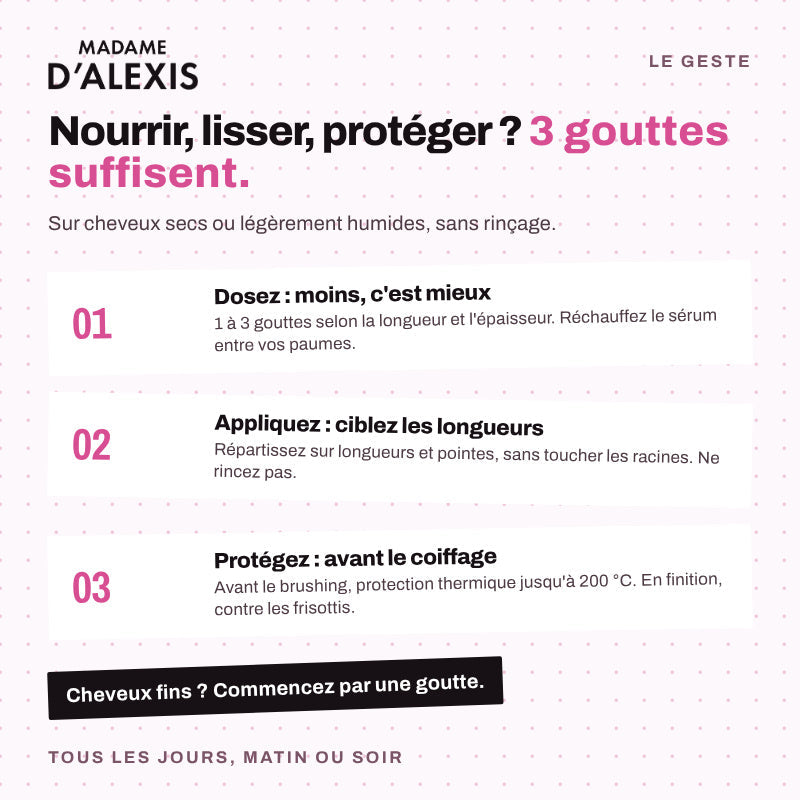 Day Serum - Madame d'Alexis Organic Ceramide Dry Hair Oil