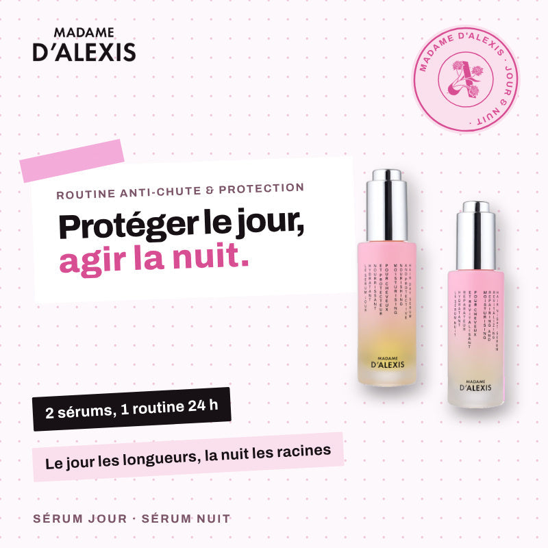 Anti-Hair Loss & Protection Routine: Madame d'Alexis Day & Night Serum