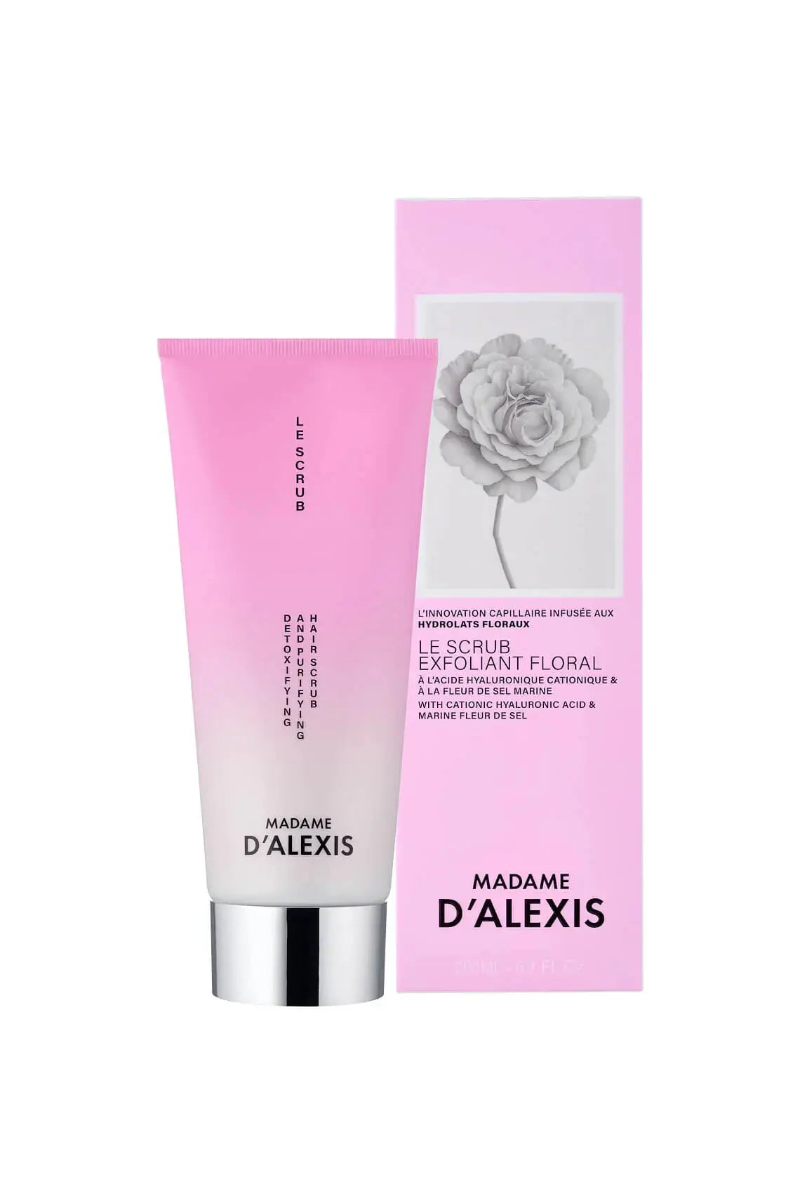 Detoxifying scalp scrub with hydrosols - Madame d'Alexis
