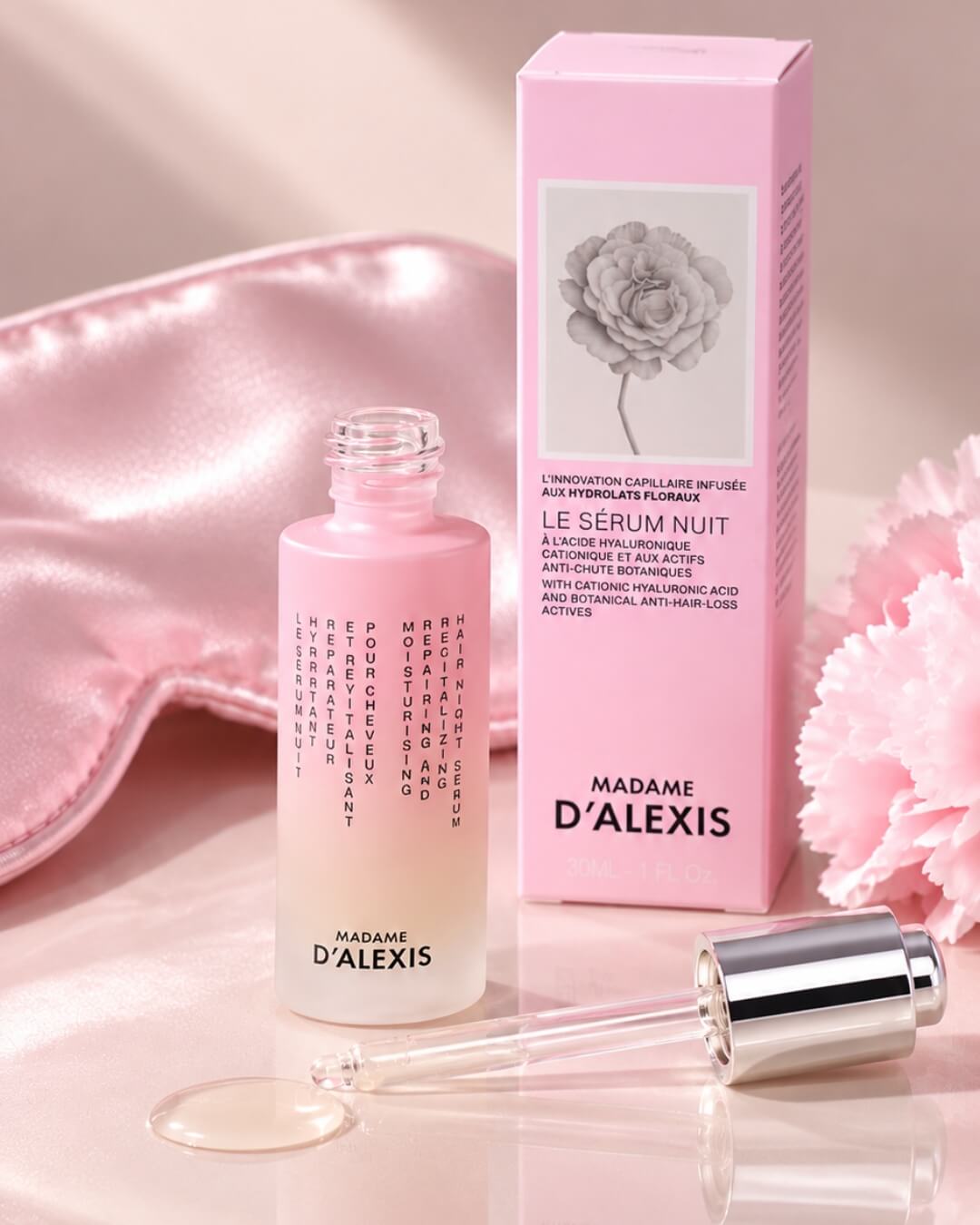 Le Sérum Nuit - Sérum pousse cheveux aux probiotiques bio Madame d'Alexis