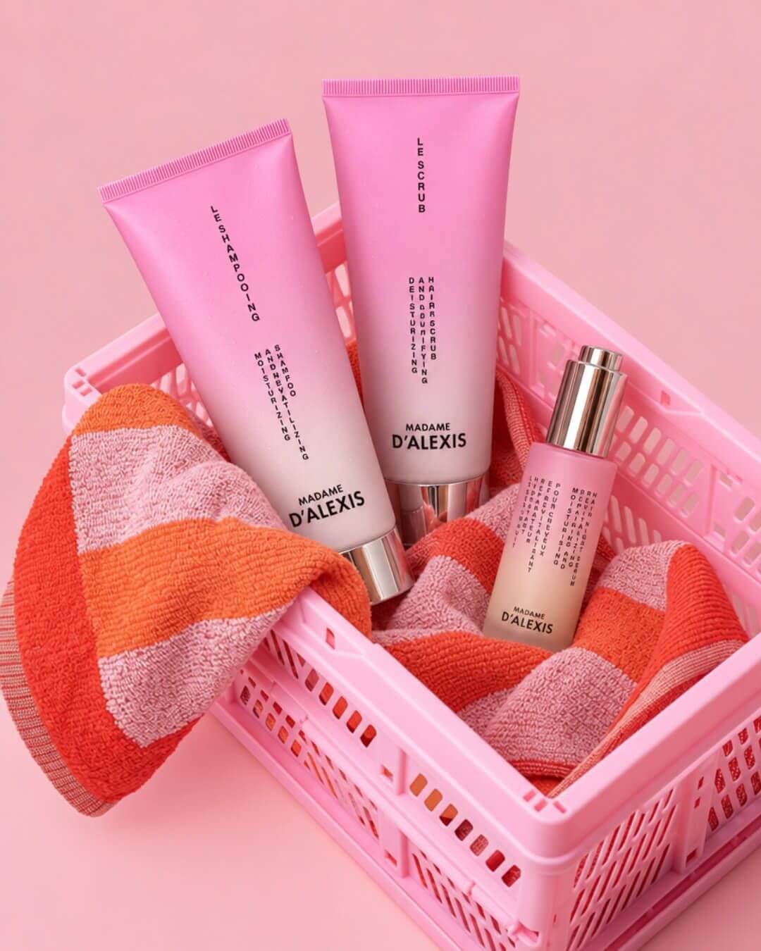Oily Hair Routine: Scrub, Shampoo & Organic Floral Water Night Serum Madame d'Alexis
