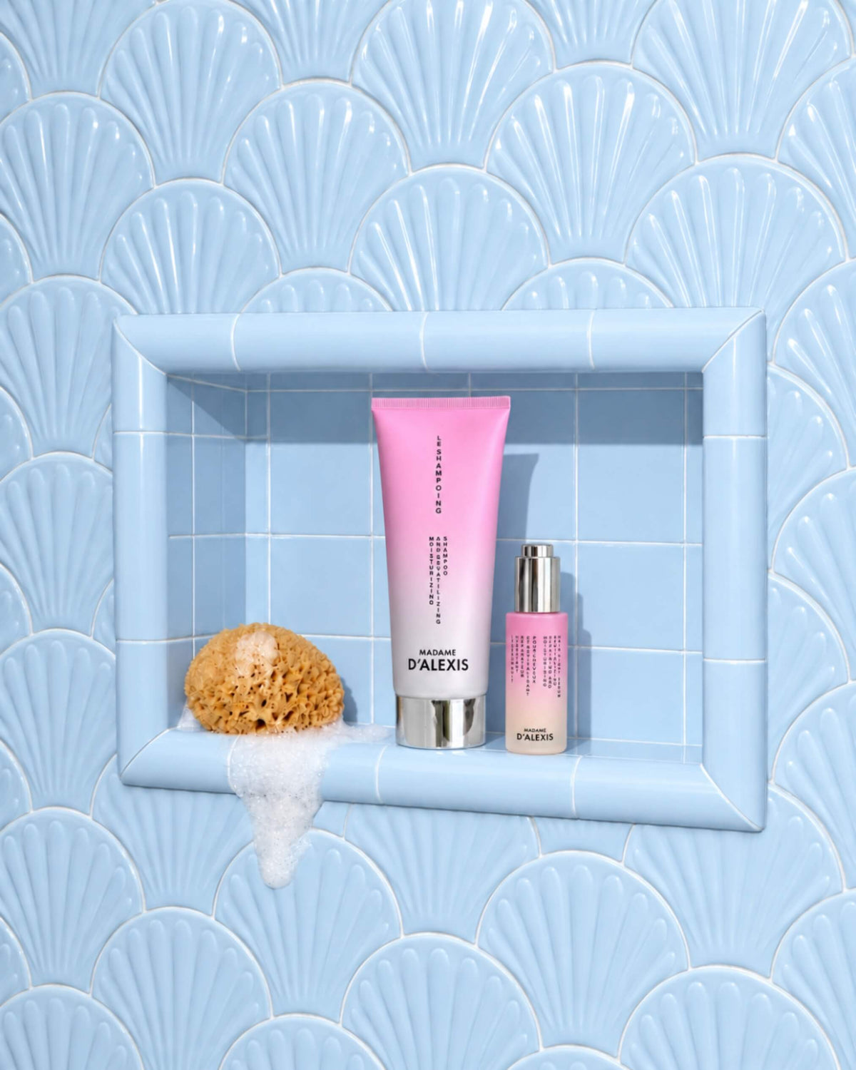 The Sensitive Scalp Kit—Shampoo and Night Serum with Madame d'Alexis Organic Hydrosols
