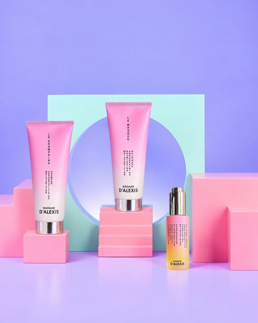 Curly Hair Routine: Shampoo, Mask, and Serum with Madame d'Alexis Hydrosols
